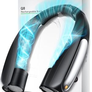 Portable Neck Fan, Hands-Free, 6 Speeds, 6000 mAh Battery, 360° Cooling Wearable Personal Fan, Rechargeable, Gifts for Women Men, Suitable …