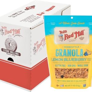Bob’s Red Mill Lemon Blueberry Granola, 11oz (Pack of 6) – Non GMO, Whole Grain, Kosher