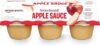 Amazon Grocery, Sweetened Apple Sauce, 4 Oz, Pack of 6 (Previously Happy Belly, Packaging May Vary)