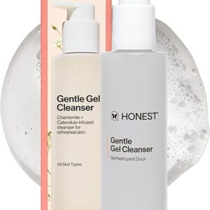 Honest Beauty Gentle Gel Daily Face Cleanser | Calms, Refreshes, + Hydrates | Vegan + Safe for Sensitive Skin | 5 fl oz