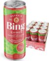 BING Citrus Energizing Juice Beverage – Grapefruit & Lime (12oz/12pk) – Made with REAL Juice! Only 2g added Sugar, Low Calorie; L-Theanine …