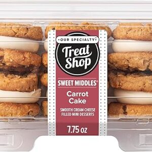 Our Specialty Carrot Cake Sweet Middles Sandwich Cookies – Made in a Peanut and Nut Free Facility, Pack of 12 Sandwich Cookies