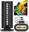 2025 Upgraded TV Antenna for Smart TV, 1800+ Miles Range Strongest Digital HD TV Antenna Indoor Ourdoor with Amplifier Signal Booster, Wate…