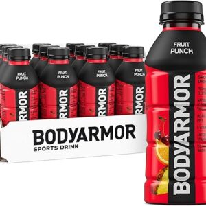 BODYARMOR Sports Drink Sports Beverage, Fruit Punch, Coconut Water Hydration, Natural Flavors With Vitamins, Potassium-Packed Electrolytes,…