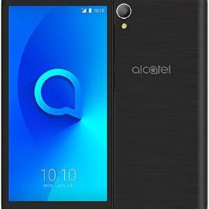 Alcatel 1 Unlocked Phone 4G LTE 5″ Display 16GB Dual Camera ATT, Tmobile, Metro, Straight Talk – Black