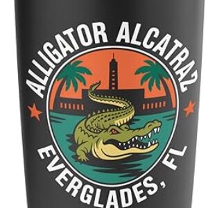 Alligator Alcatraz Florida Everglades Men Women Stainless Steel Insulated Tumbler
