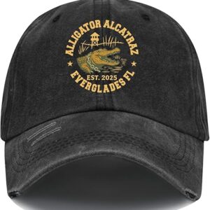 Alligator Alcatraz Hat, Alligator Alcatraz Cap, Novelty Hats