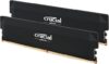 Crucial Pro 32GB DDR5 RAM Kit (2x16GB),CL36 6000MHz, Overclocking Desktop Gaming Memory, Intel XMP 3.0 & AMD Expo Compatible, Black – CP2K1…