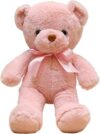 Pink Teddy Bear Stuffed Animals 12” Soft Small Teddy Bear Cute Cuddly Stuffed Bear Plush Toys for Kids Girls Birthday Christmas Valentine’s…