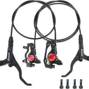 HB-875 Hydraulic Disc Brake Calipers with Brake Levers Oil Cable Rotor Front Rear for MTB Mountain Bike Road Bike E-Bike Scooter Disc Brake…