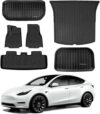 Pedigree 3D TPE Material Model Y Floor Mats Set Tesla Full Cover All Weather Rear Trunk Liners Custom Fit Heavy Duty Rubber Odorless Model …