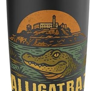 Funny Meme Florida Everglades Alligatraz Alligator Alcatraz Stainless Steel Insulated Tumbler