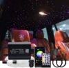 AKEPO 16W RGBW Fiber Optic Star Ceiling Lights Kit Bluetooth APP Control+Music Mode Car Home Use Fibre Optical Light Kit, Fiber Cable 300pc…