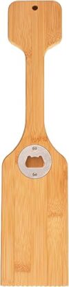 Totally Bamboo Scraper with Bottle Opener – Bristle-Free Bamboo Wooden BBQ Scraper Tool for Outdoor Grill Cleaning – Safe for All Grates, C…
