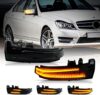 D-Lumina Dynamic LED Side Mirror Sequential Turn Signal Lights Smoked Lens for Merce-des Benz A/B/C/E/S/CLA/GLA/GLK/CLS Class W204 W176 W21…