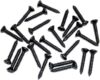 Black #8 x 1″ Phillips Oval Head Trim Screws for Ford Truck- Qty.25- #2024