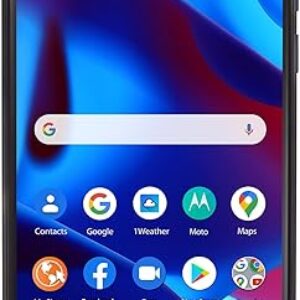 TracFone Moto g Pure (2021), 32GB, Blue – Prepaid Smartphone (Locked/Renewed)