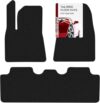 Nordstrand Floor Mats for Tesla Model 3 2023-2017 – Custom 3D Fit – 1st & 2nd Row – Set of 3 – Nylon Anti-Slip Backing – 30oz Heavy Duty Ca…