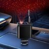 Starlight Retractable Car Charger with Retractable Cables, Starlight in Car Roof 4 in 1 Super Fast Car Phone Charger, 2 USB Ports Starry Sk…
