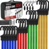 FORTEM Bungee Cord Assortment, 32pk Bungee Cords Multi Pack, Includes 10″, 18″, 24″, 32″, 40″ Bungees and 8″ Canopy/Tarp Ball Ties, Plastic…