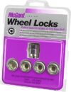 McGard 24019 Cone Seat – Under Hub Cap Wheel Locks (M14 x 1.5 Thread Size) – Set of 4 Silver